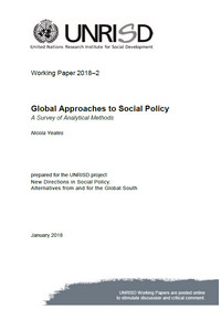 Global Approaches to Social Policy: A Survey of Analytical Methods